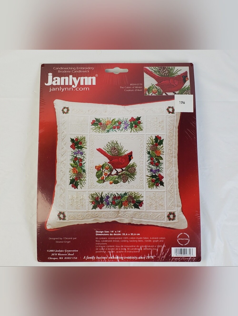 Janlynn VTG 2003 The Colors of Winter Candlewicking Embroidery Kit 004-0779 NOS